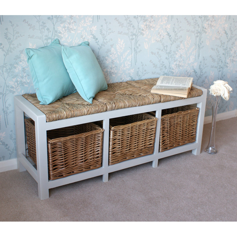 Sommerallee Sitzbank Veronica 3 aus Holz mit Stauraum & Bewertungen